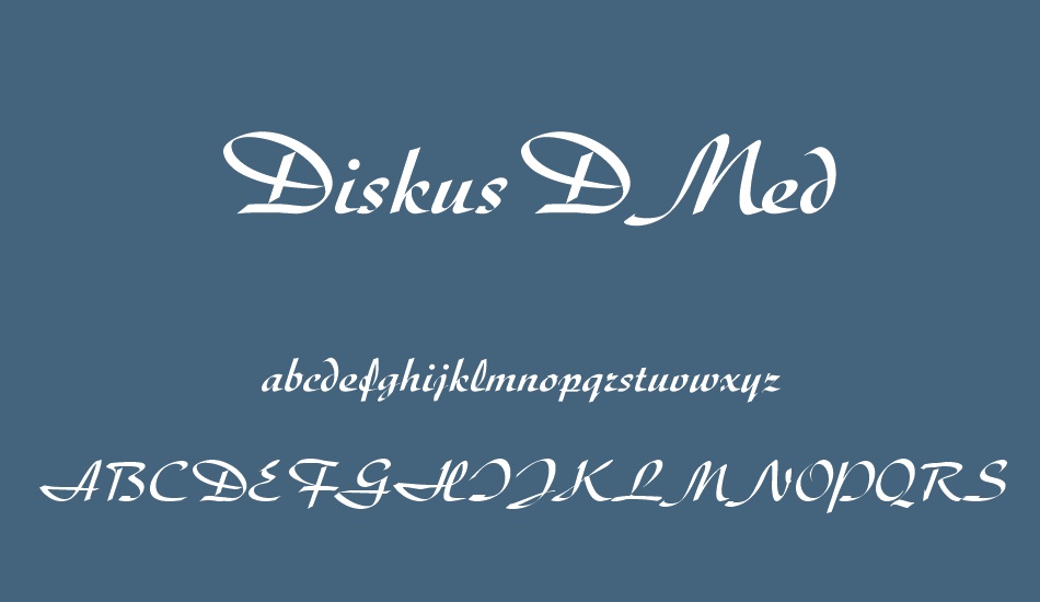 diskusdmed font