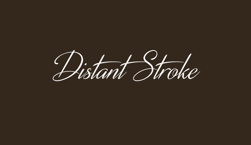 distant-stroke font big