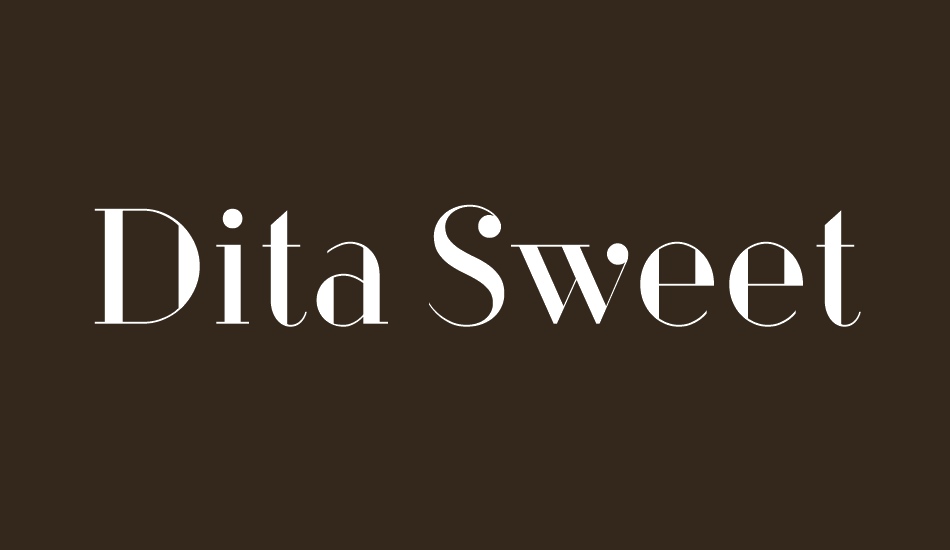 dita-sweet font big