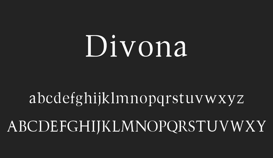 divona font