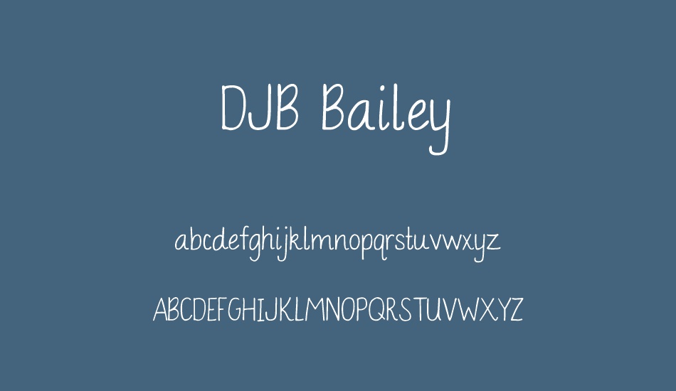 djb-bailey font