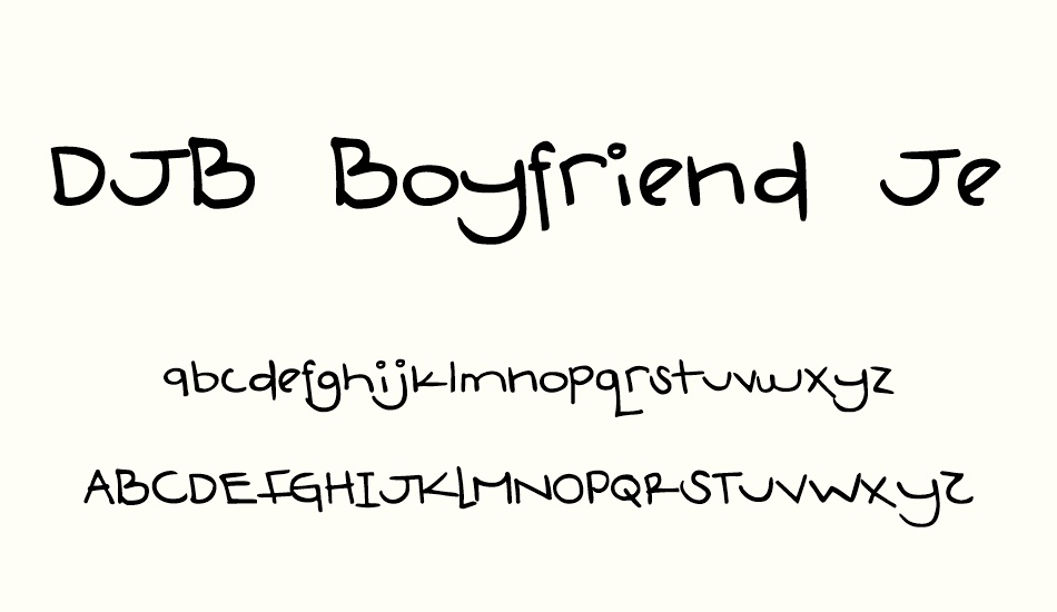 djb-boyfriend-jeans font