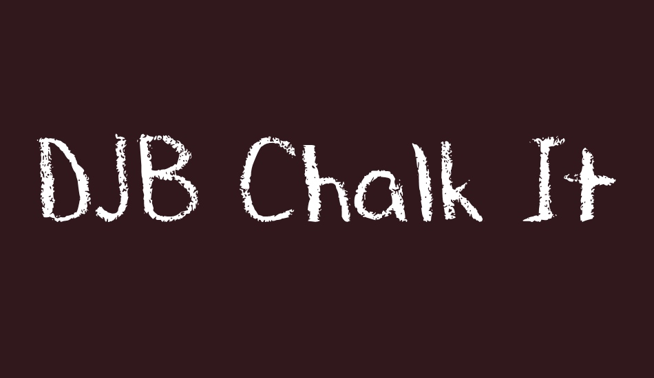 djb-chalk-ıt-up font big