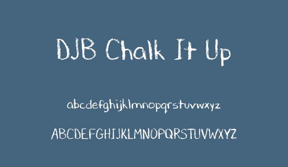 djb-chalk-ıt-up font