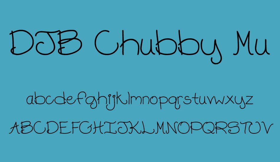 djb-chubby-muffins font