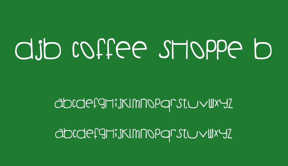 djb-coffee-shoppe-buzzed font