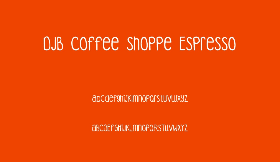 djb-coffee-shoppe-espresso font