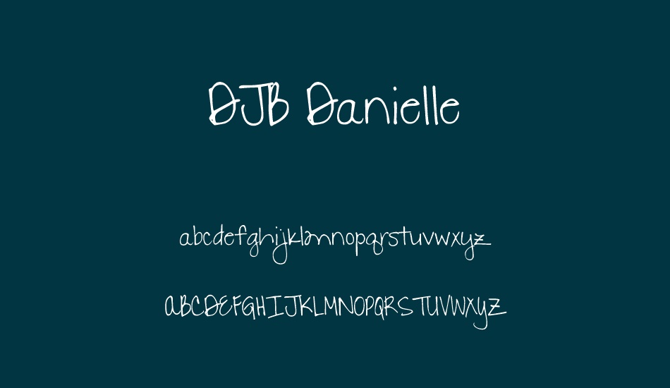 djb-danielle font