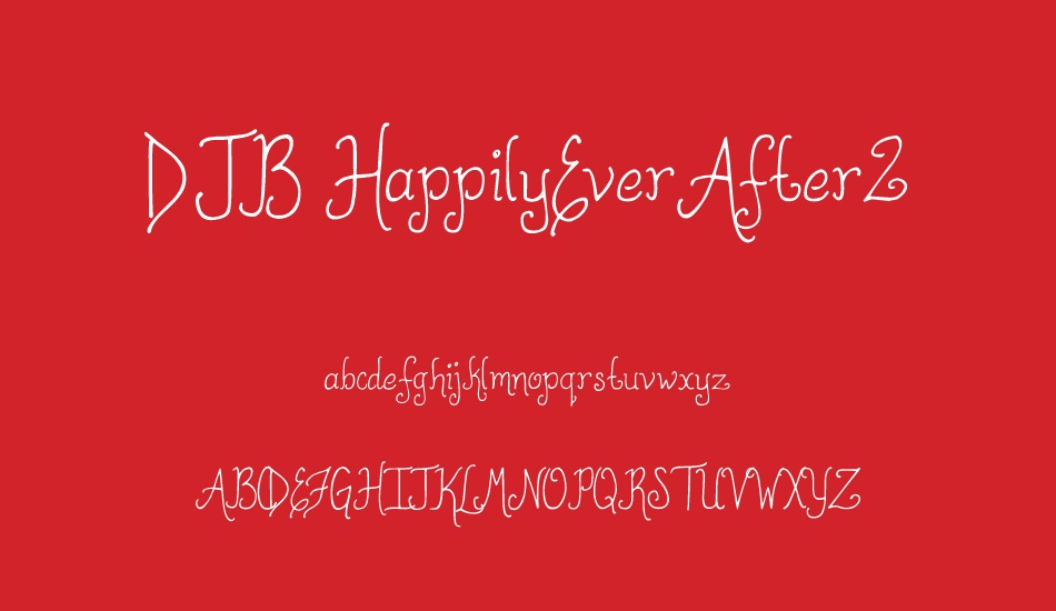 djb-happilyeverafter2 font