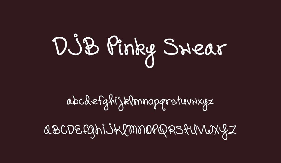 djb-pinky-swear font