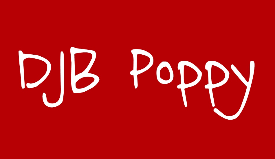 djb-poppyseed font big