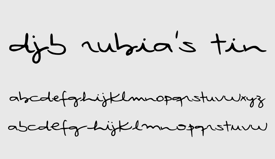 djb-rubias-tiny-script font