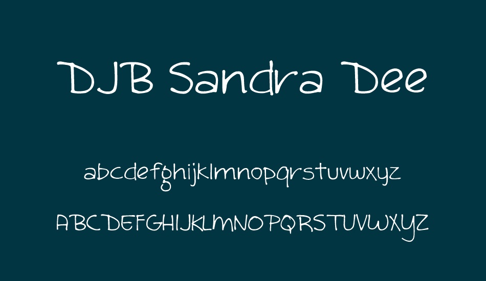 djb-sandra-dee font