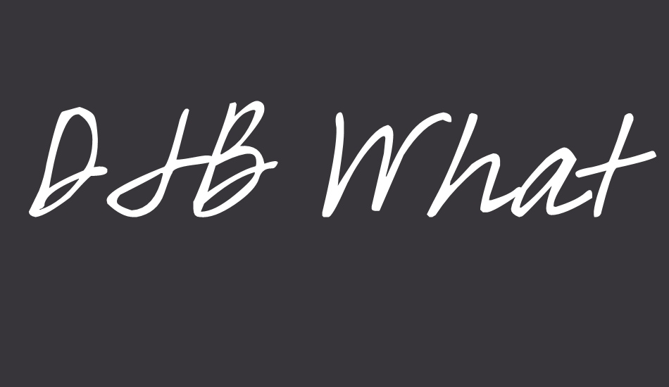 djb-what-a-babe font big