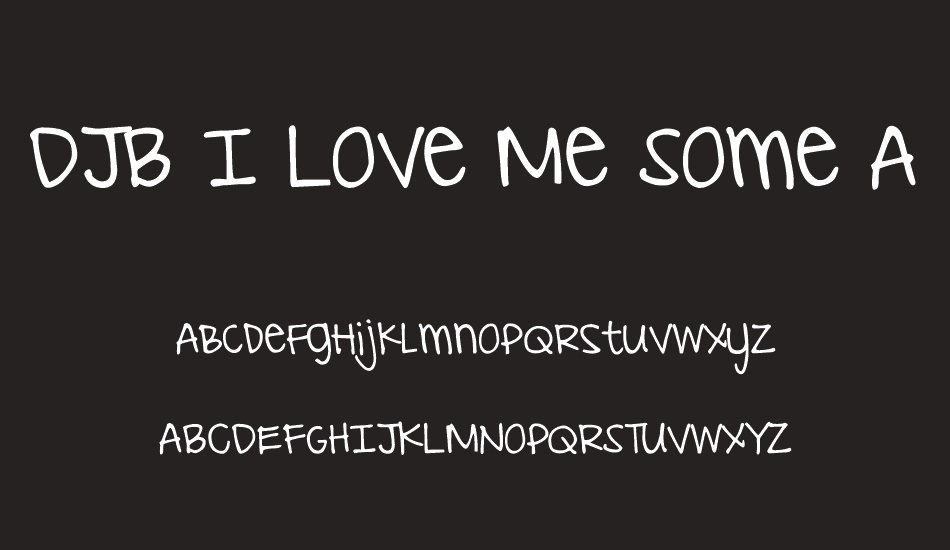 djb-ı-love-me-some-aly font