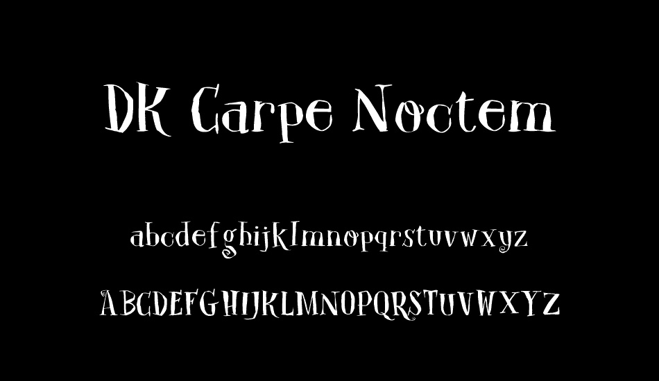 dk-carpe-noctem font