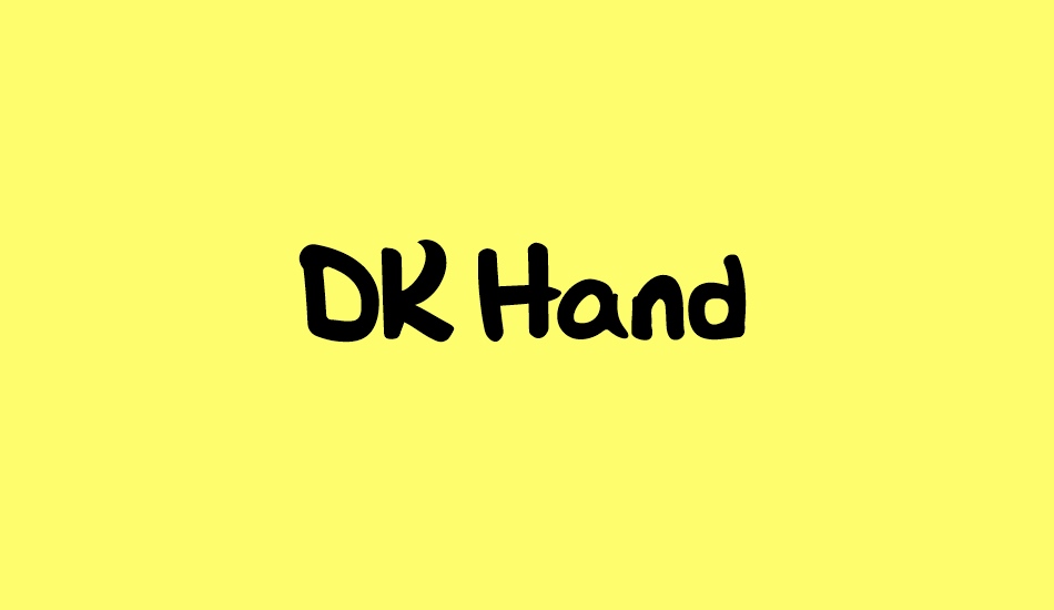 dk-hand font big