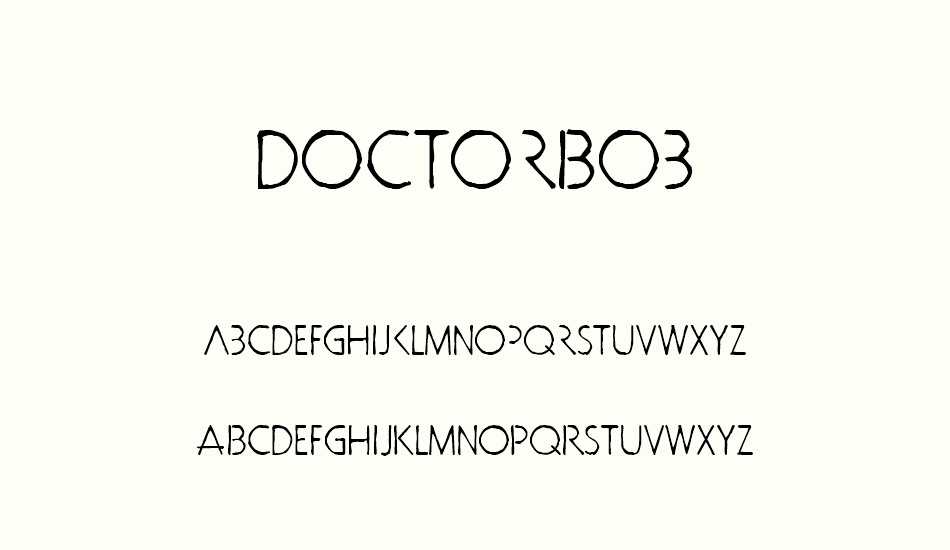 doctorbob font
