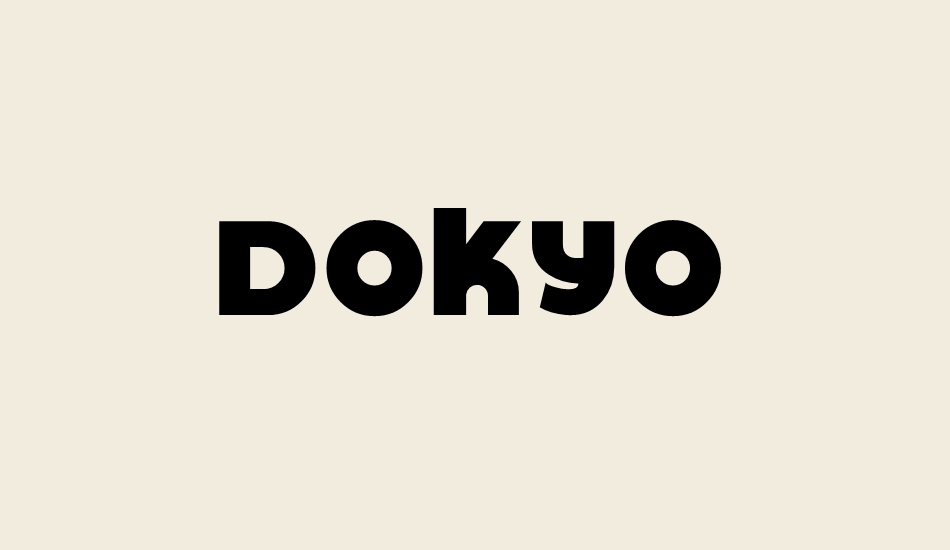 dokyo font big