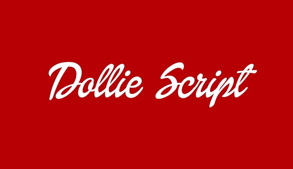 dollie-script-personal-use font big