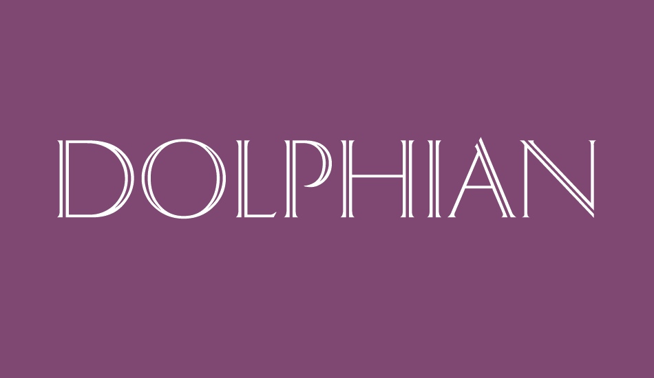 dolphian font big