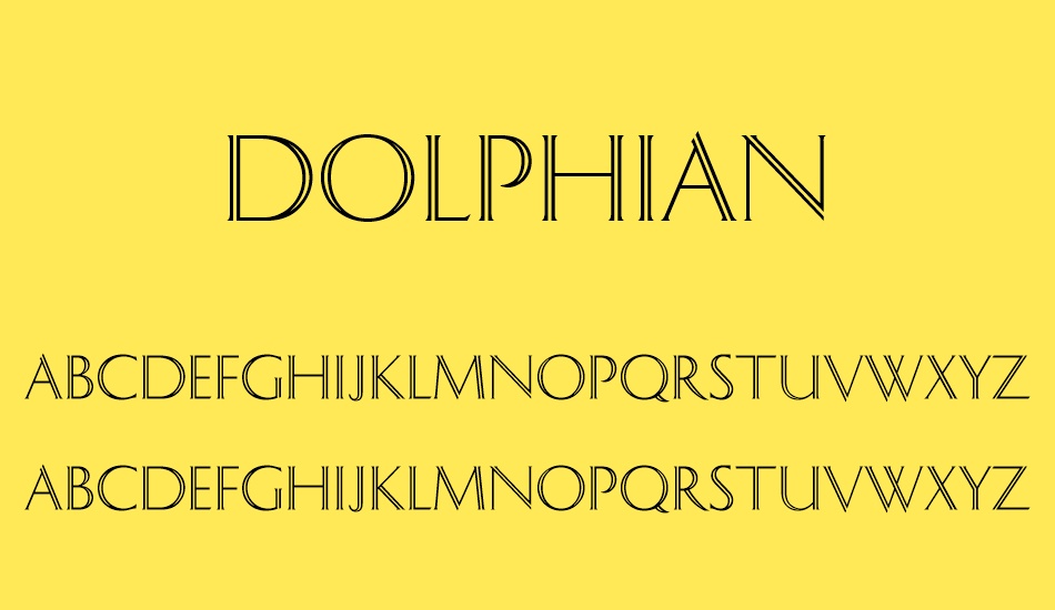 dolphian font