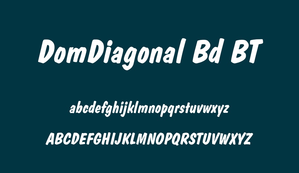 domdiagonal-bd-bt font