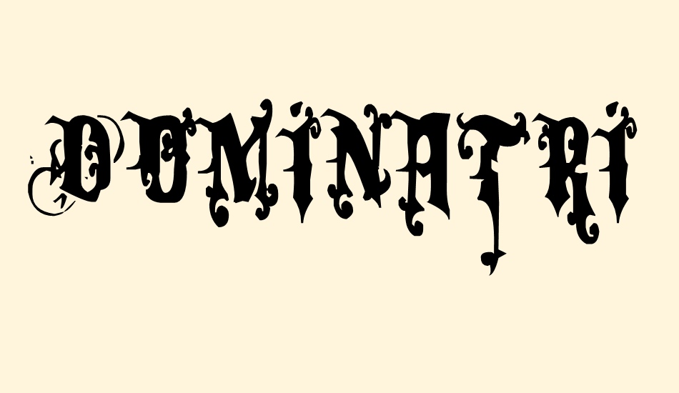 dominatrix font big