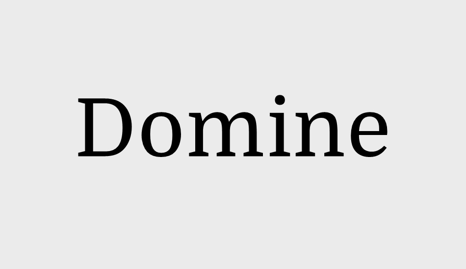 domine font big