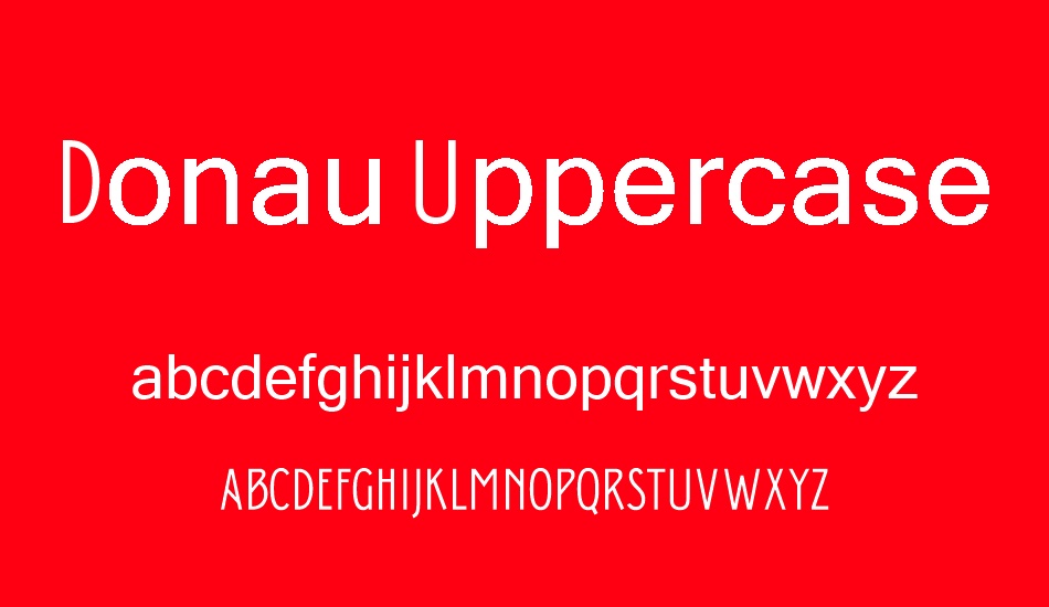donau-uppercase-neue font