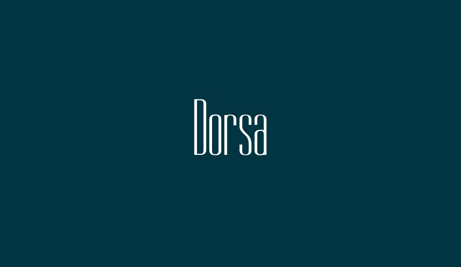 dorsa font big