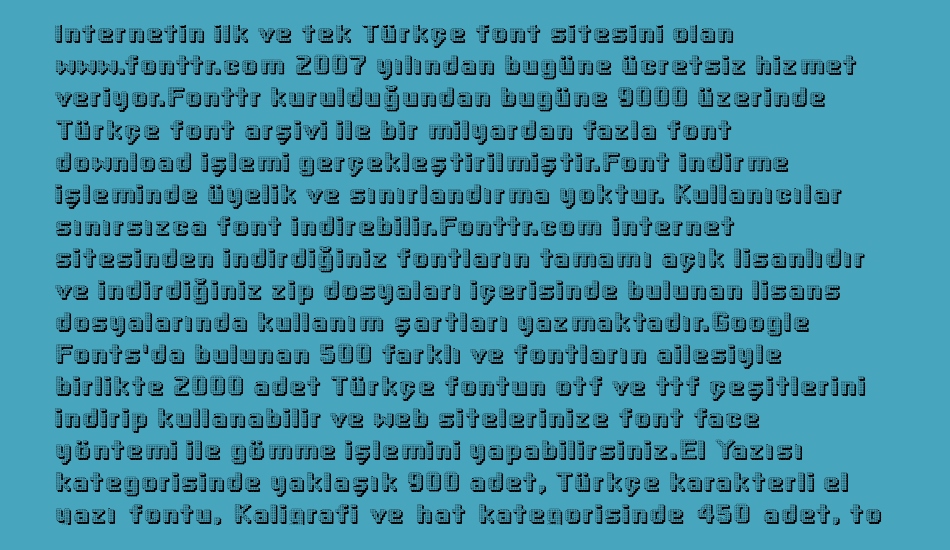 dottyshadow font 1