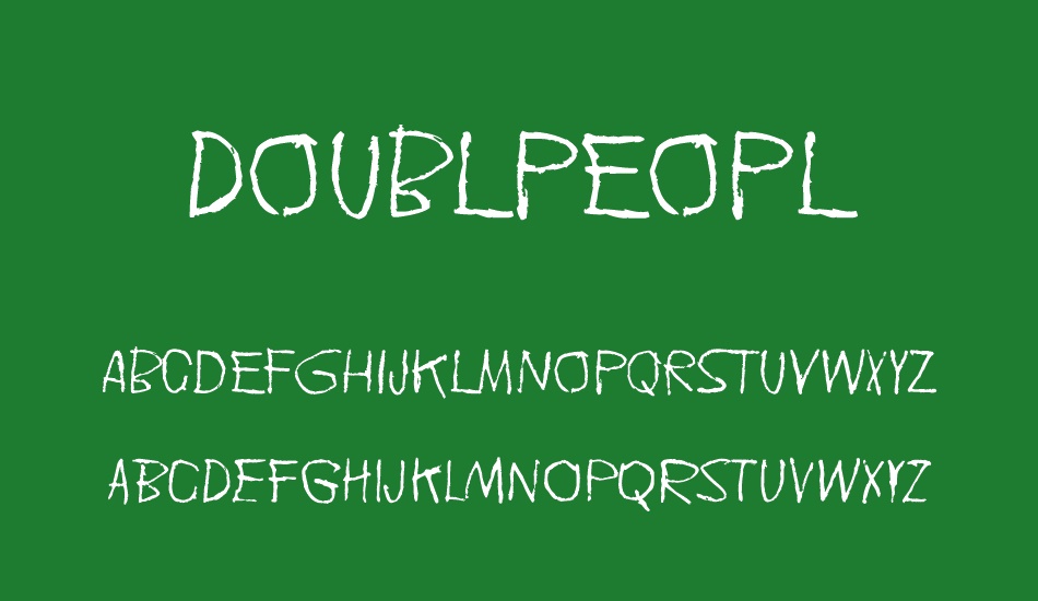 doublpeopl font