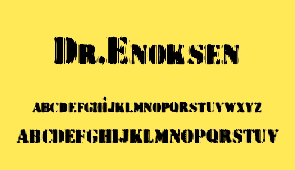 dr-enoksen font