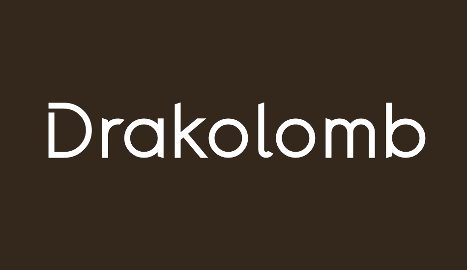 drakolomb font big