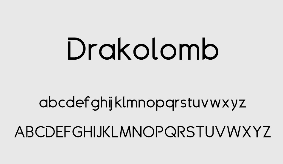 drakolomb font