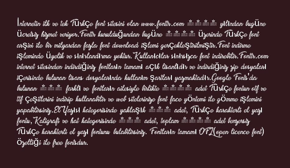 drawing-nature-personal-use font 1