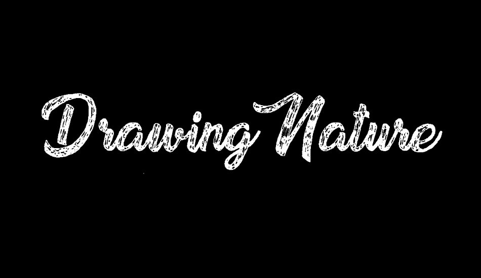 drawing-nature-personal-use font big