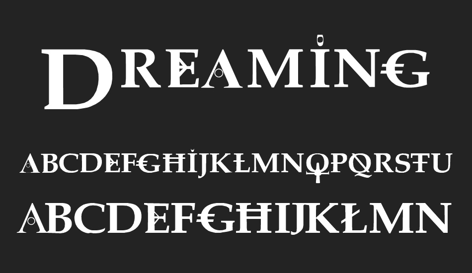 dreaming-of-lilian font