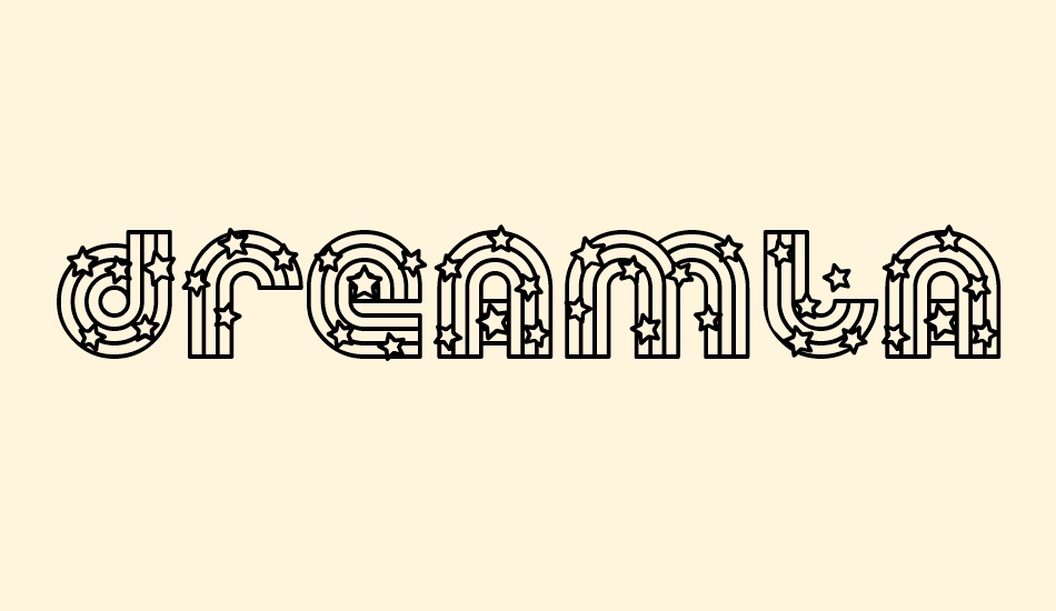 dreamland-stars font big