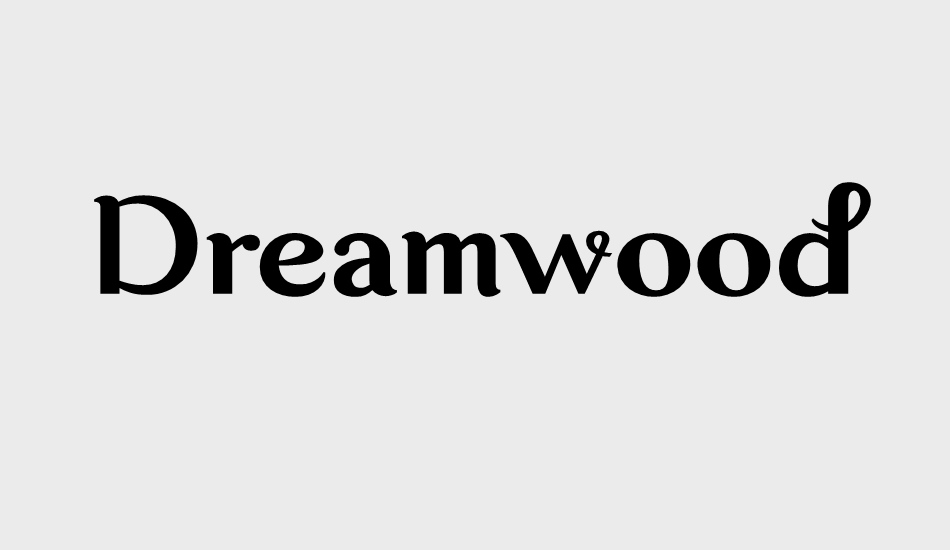 dreamwood-demo font big