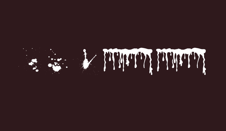 dripping font big