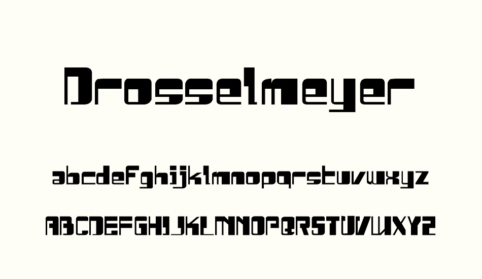drosselmeyer font