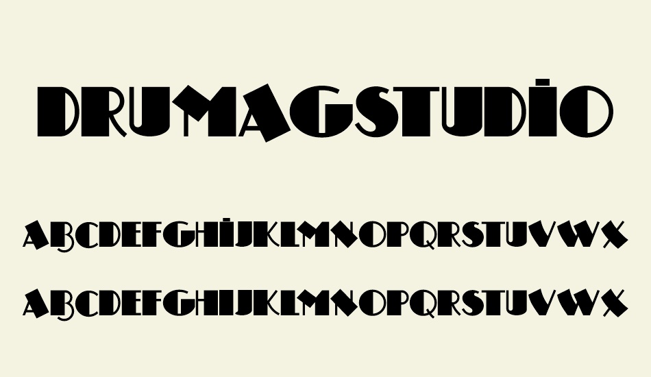 drumagstudionf font