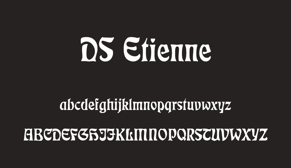 ds-etienne font