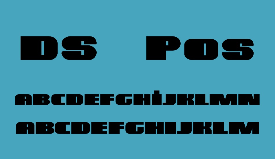 ds-poster font