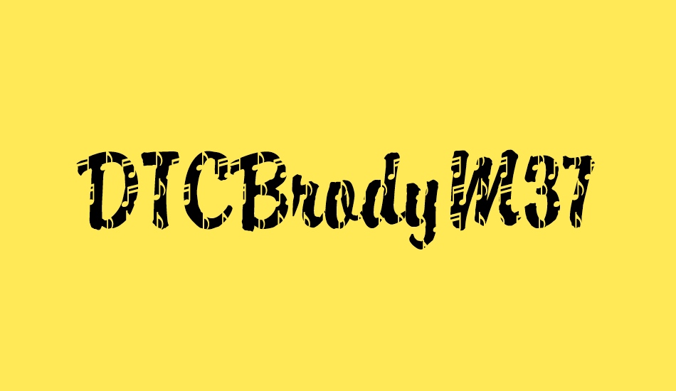 dtcbrodym37 font big