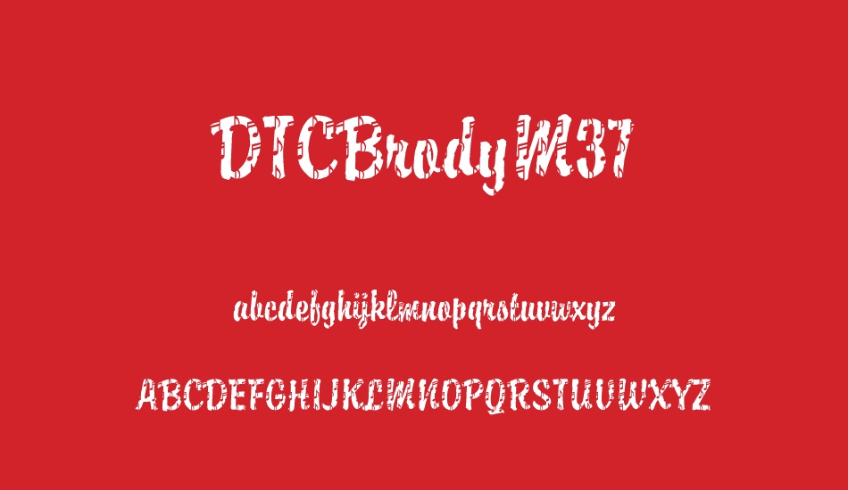 dtcbrodym37 font