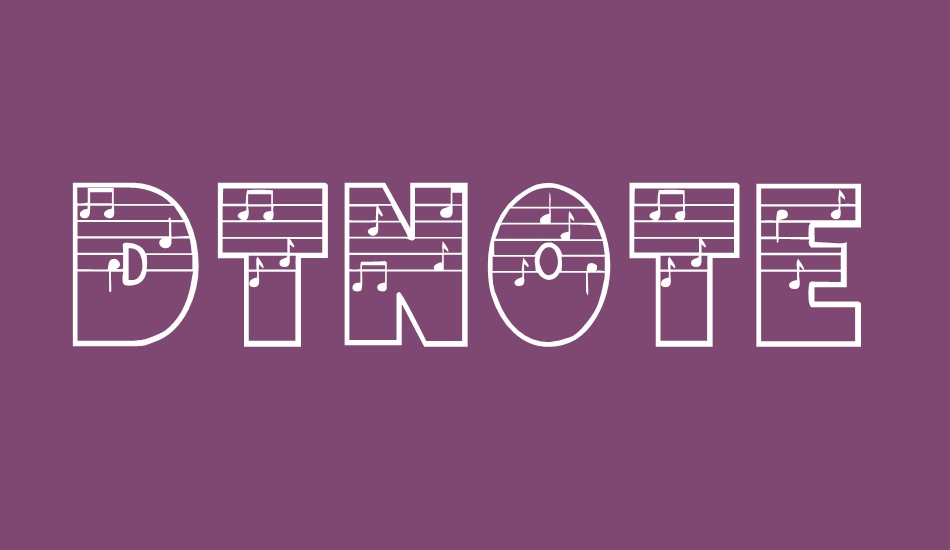 dtnoted font big
