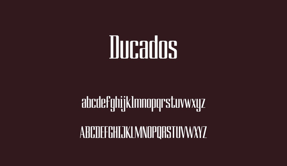 ducados font